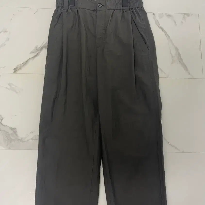 [BUNJANG] Time Homme Crinkle Wide Pants / 타임옴므 크링클 팬츠