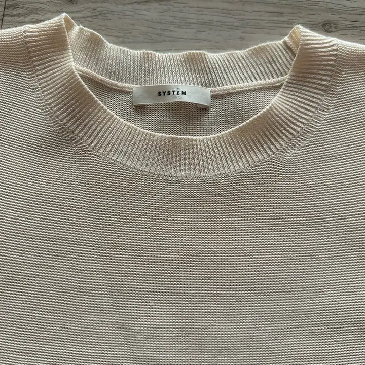 [BUNJANG] SYSTEM Sheer Puff Sleeve Knit Blouse / SYSTEM 시스루 퍼프 니트 블라우스