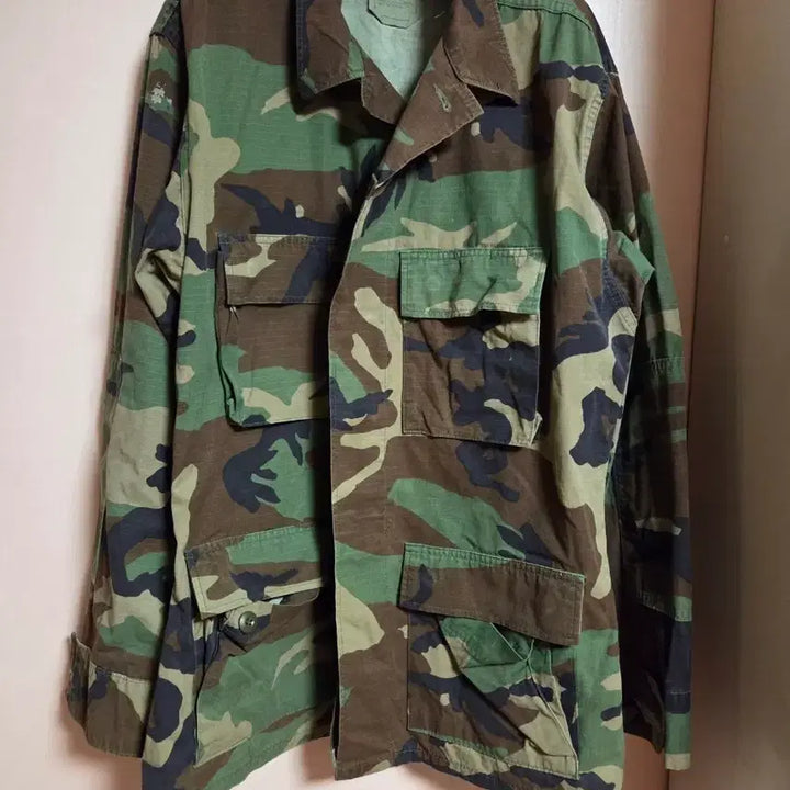 [BUNJANG] US Military Woodland Camo Field Jacket / 미군 밀리터리 우드랜드 카모 야상 자켓