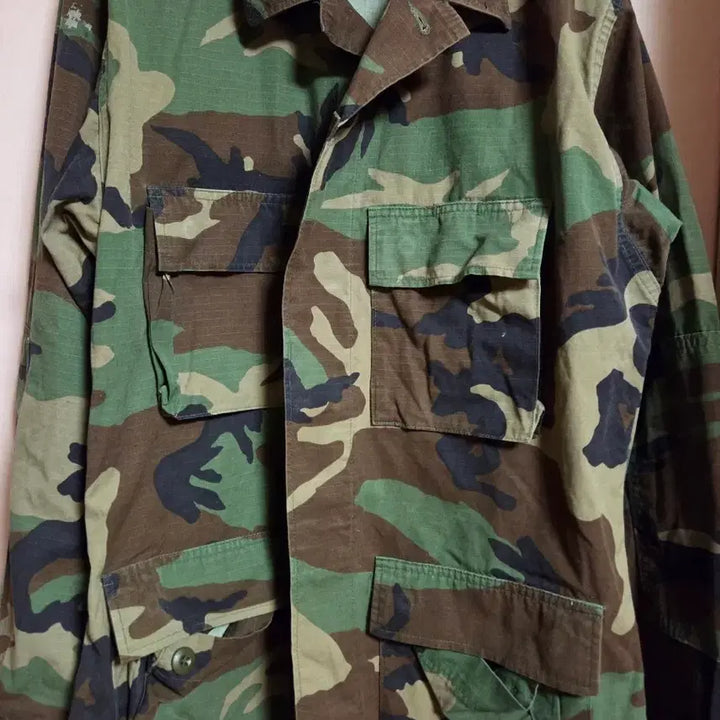 [BUNJANG] US Military Woodland Camo Field Jacket / 미군 밀리터리 우드랜드 카모 야상 자켓