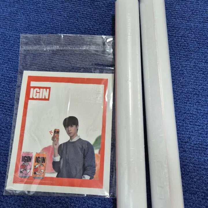 [BUNJANG] BTS Jin Nong-Alcohol Poster (Set of 2) / GS 아이긴 BTS 진 논알콜 포스터