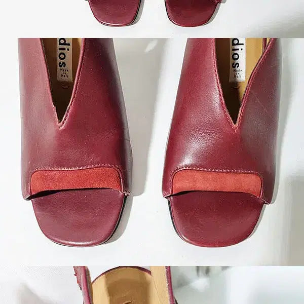 [BUNJANG] Acne Studios Leather Suede Sandals Red / 아크네스튜디오 샌들 235
