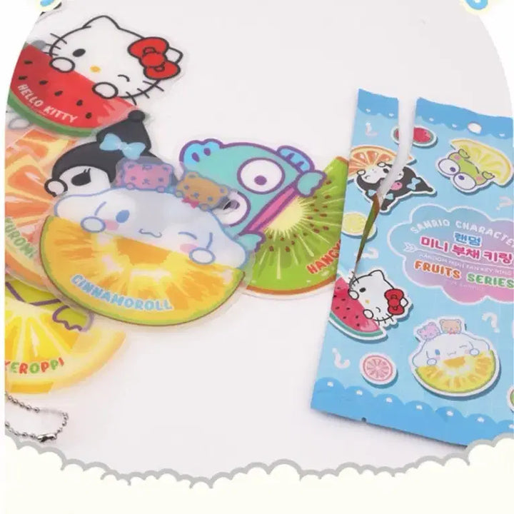 [BUNJANG] Sanrio Random Fan Charm Keychain / 산리오 랜덤 부채키링
