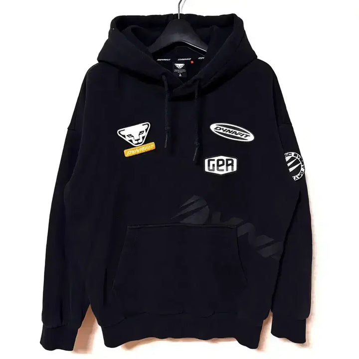 [BUNJANG] Dynafit Black Fleece Hoodie Oversized Fit / [S,90]다이나핏 기모 후드티 블랙 오버핏