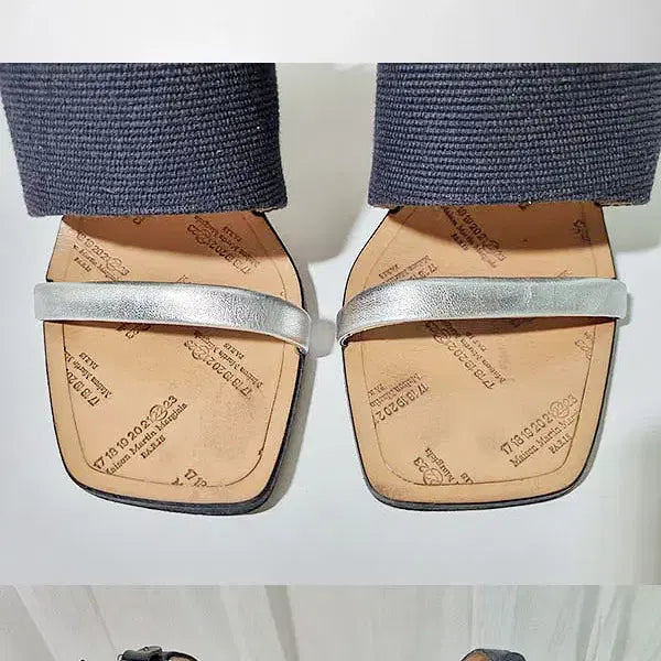 [BUNJANG] Maison Margiela Leather &amp; Cotton Sandals / 메종마르지엘라 샌들 240~245