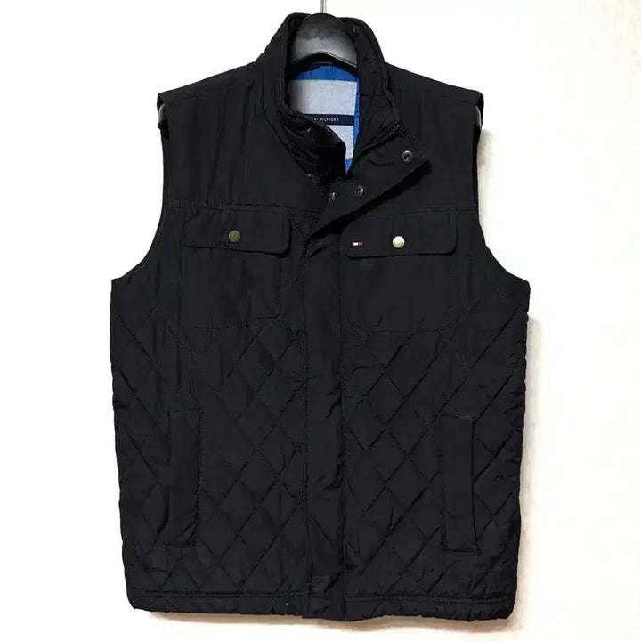 [BUNJANG] Tommy Hilfiger Quilted Vest Padding Jacket Black / [S,90]타미힐피거 퀼팅 조끼 패딩 베스트 자켓 블랙