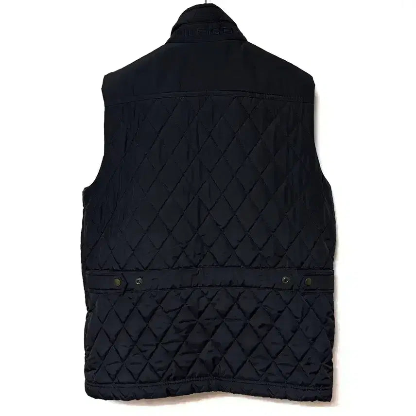 [BUNJANG] Tommy Hilfiger Quilted Vest Padding Jacket Black / [S,90]타미힐피거 퀼팅 조끼 패딩 베스트 자켓 블랙