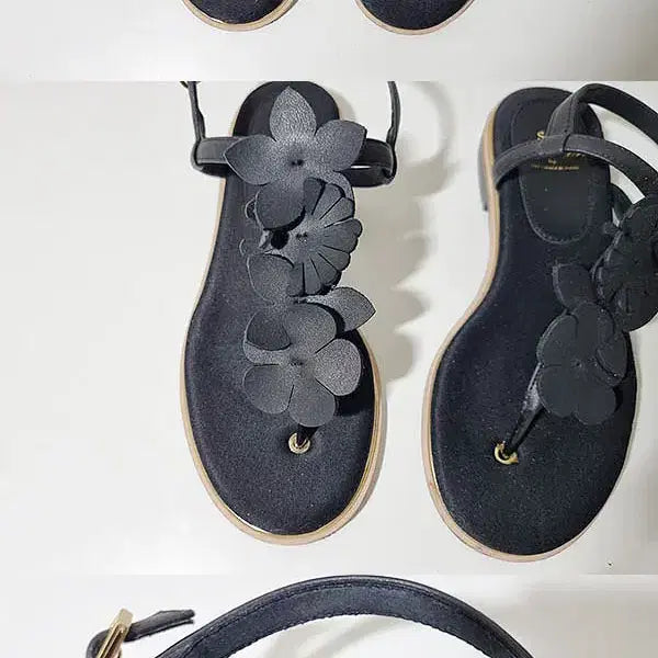 [BUNJANG] SUECOMMA BONNIE Flower Embellished Sandals (235) / 슈콤마보니 샌들 235