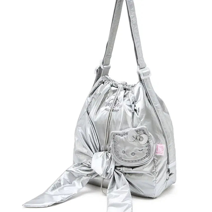 [BUNJANG] Atelier Vanessa Bruno x Hello Kitty Le Bon Glossy Backpack &amp; Shoulder Bag (New) / 아떼 바네사브루노 헬로키티 르봉 글로시 백팩 겸 숄더백(새제품)