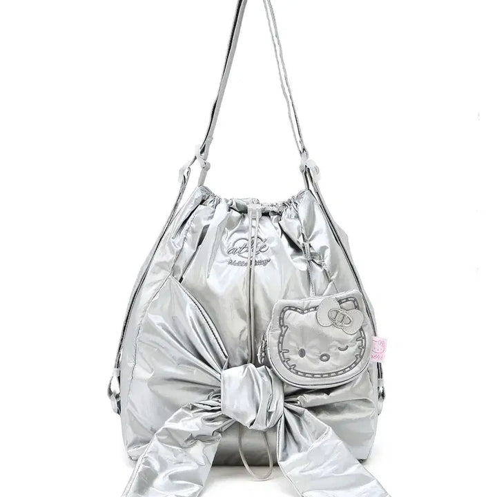 [BUNJANG] Atelier Vanessa Bruno x Hello Kitty Le Bon Glossy Backpack &amp; Shoulder Bag (New) / 아떼 바네사브루노 헬로키티 르봉 글로시 백팩 겸 숄더백(새제품)