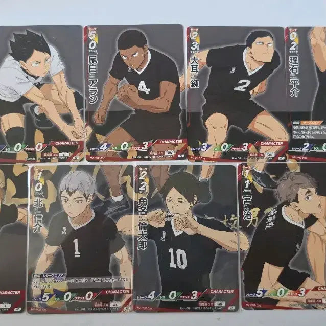 [BUNJANG] Haikyuu!! Karasuno High Connecting Cards Bundle Set / 하이큐 바보카!! 이나리자키 연결 카드 일괄