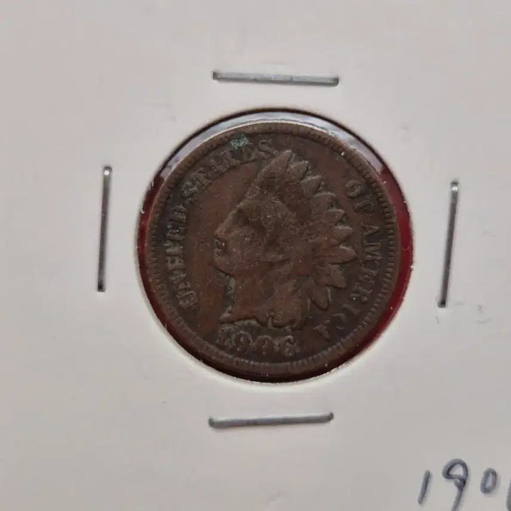 [BUNJANG] 1906 Indian Head Penny (One Cent Coin) / 미국 1906년 인디언헤드 1센트 동전