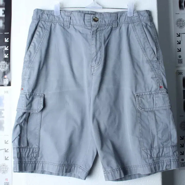 [BUNJANG] Tommy Hilfiger Cargo Shorts Grey L-XL / (L-XL) 타미힐피거 반바지 팬츠 카고 그레이 에이징-25F4