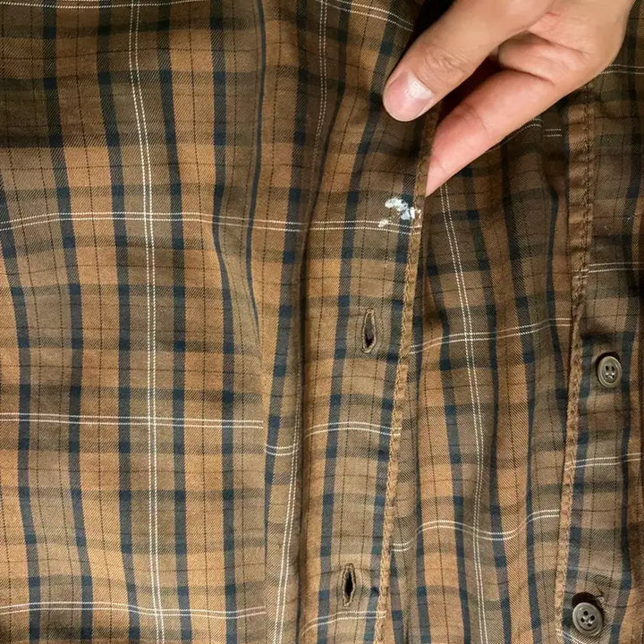 [BUNJANG] Comme des Garçons Homme Check Shirt / 꼼데가르송 옴므 체크 셔츠 100
