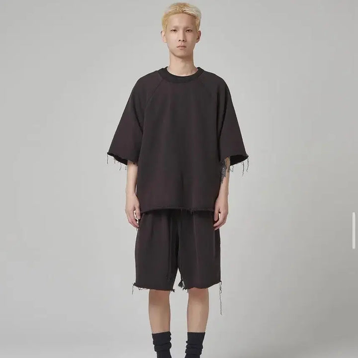 [BUNJANG] LCBX Raw Cut Sweatshirt / lcbx raw cut sweat shirt