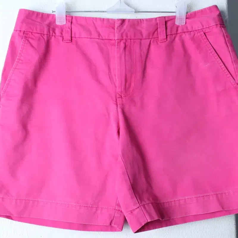 [BUNJANG] Tommy Hilfiger Cotton Shorts Pants Pink / (L-XL) 타미힐피거 반바지 팬츠 작은사용감 핑크 면 숏-25F6