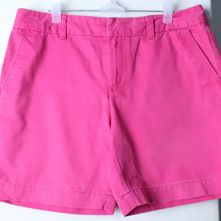 [BUNJANG] Tommy Hilfiger Cotton Shorts Pants Pink / (L-XL) 타미힐피거 반바지 팬츠 작은사용감 핑크 면 숏-25F6