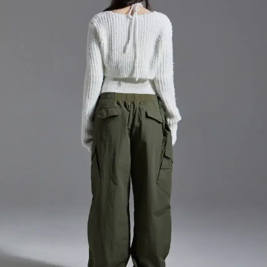 [BUNJANG] Gaitless Cargo Wide Pants / 게이트리스 카고 와이드팬츠