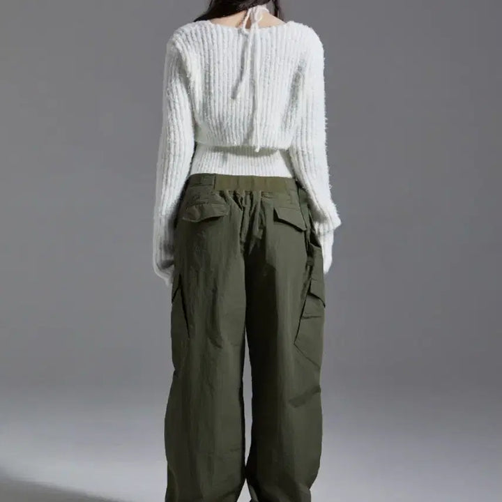 [BUNJANG] Gaitless Cargo Wide Pants / 게이트리스 카고 와이드팬츠