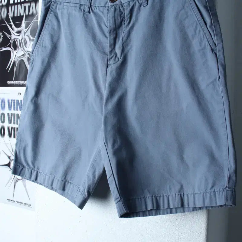 [BUNJANG] Tommy Hilfiger Chino Shorts Blue / (L-XL) 타미힐피거 반바지 팬츠 작은이염 치노 블루-25F7