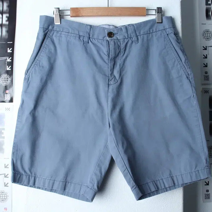 [BUNJANG] Tommy Hilfiger Chino Shorts Blue / (L-XL) 타미힐피거 반바지 팬츠 작은이염 치노 블루-25F7