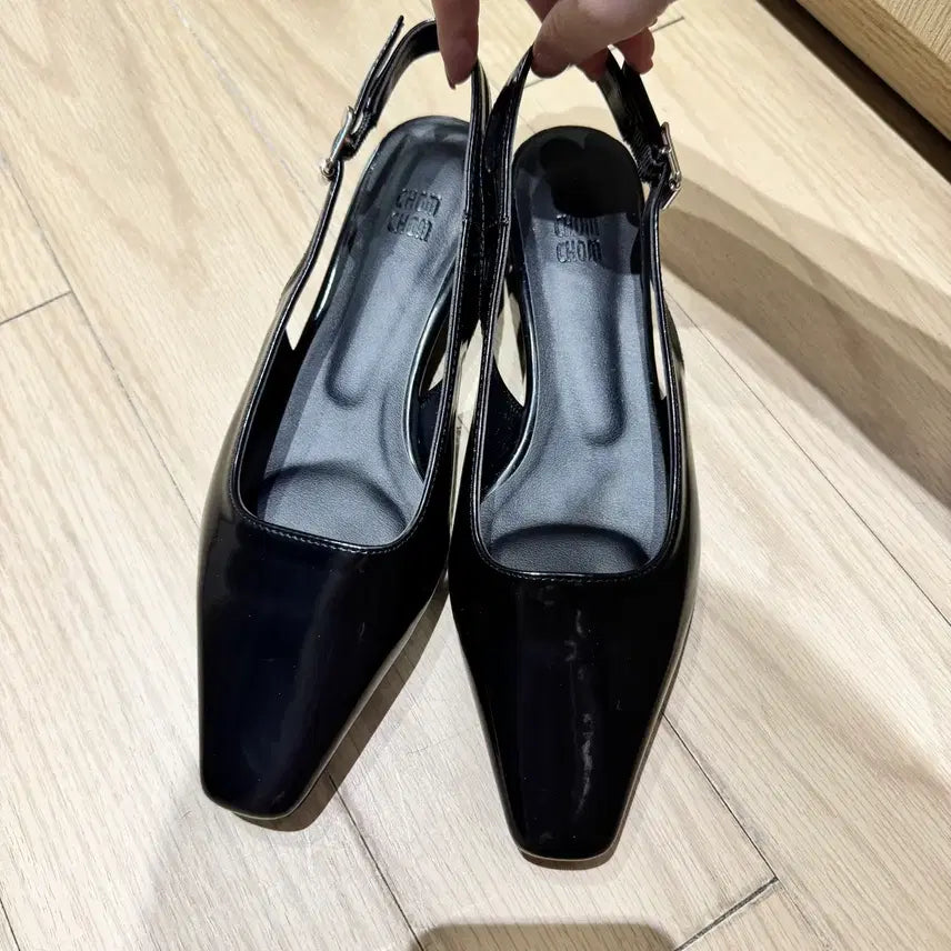[BUNJANG] 3cm Wedge Slingbacks (240mm) / 3cm 웨지 슬링백 240mm