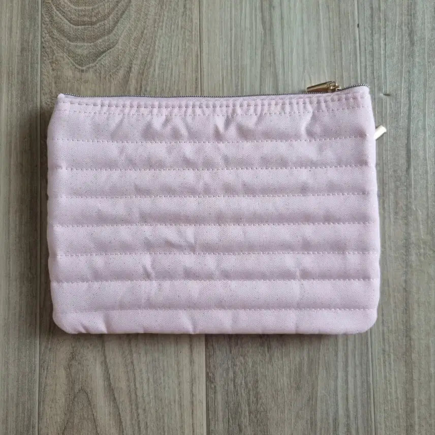[BUNJANG] B-THREE Pink Zipper 3-Tier Pouch Wallet / 일본수입 B-THREE 핑크색 지퍼 3단 파우치겸 지갑