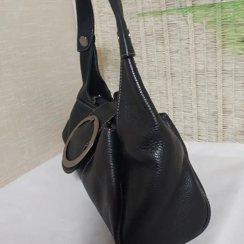 [BUNJANG] Paco Rabanne Black Leather Shoulder Bag Handbag / 파코라반 블랙 가죽 숄더백 핸드백