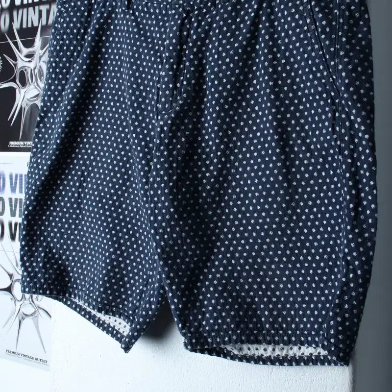 [BUNJANG] Massimo Dutti Polka Dot Shorts Blue / (M-L) 마시모두띠 반바지 팬츠 도트패턴 블루 아메카지-25FA