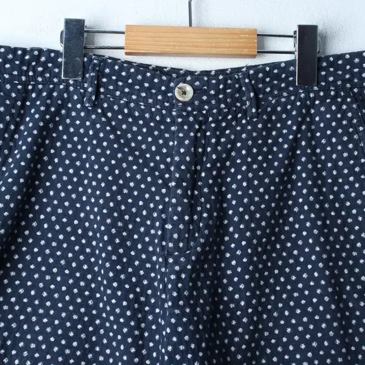 [BUNJANG] Massimo Dutti Polka Dot Shorts Blue / (M-L) 마시모두띠 반바지 팬츠 도트패턴 블루 아메카지-25FA