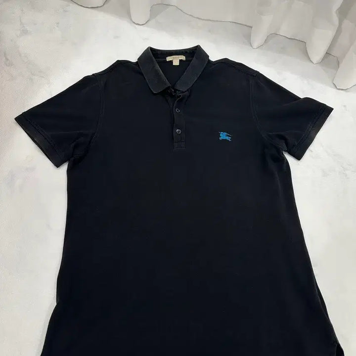 [BUNJANG] Burberry Pique Polo Shirt Black L / [정품] 버버리 카라티 (L사이즈/블랙)