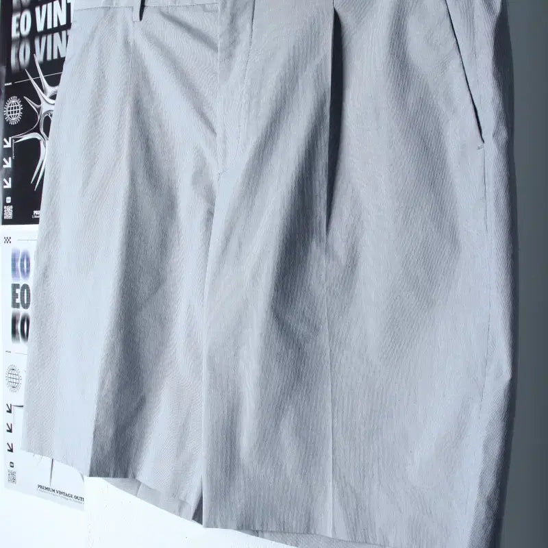[BUNJANG] Jill Stuart Shorts Big Size Grey / (2XL-3XL) 질스튜어트 반바지 팬츠 빅사이즈 그레이-25FC