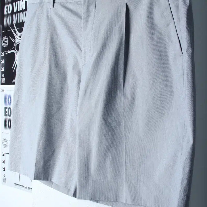 [BUNJANG] Jill Stuart Shorts Big Size Grey / (2XL-3XL) 질스튜어트 반바지 팬츠 빅사이즈 그레이-25FC