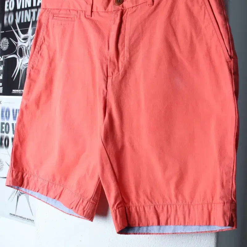 [BUNJANG] Tommy Hilfiger Pink Plain Shorts / (XL) 타미힐피거 반바지 팬츠 핑크 무지 아메카지-25FD