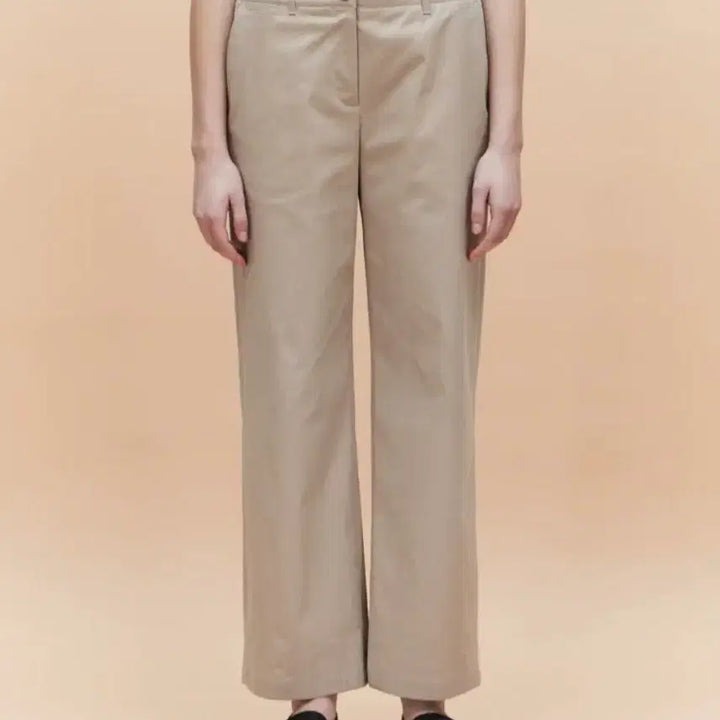 [BUNJANG] Hazzys Ladies Light Beige Banding Chino Pants / 25SS 헤지스 레이디스 라이트베이지 밴딩 치노 팬츠새상품 27