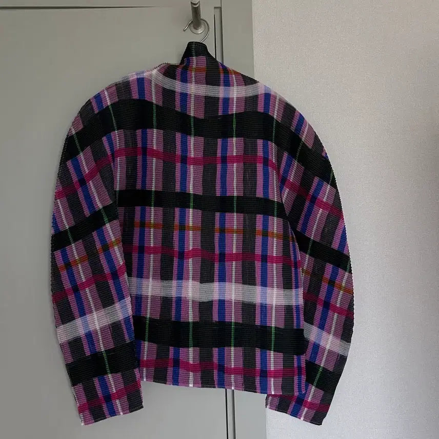 [BUNJANG] Me Issey Miyake Patterned Stretch Top / 미 이세이미야케 패턴 스트레치 탑
