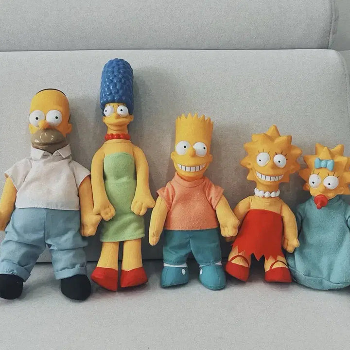 [BUNJANG] The Simpsons Family Doll Set / 심슨 가족 인형 세트