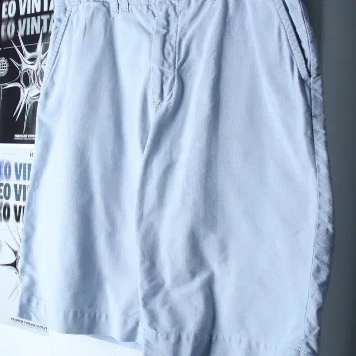 [BUNJANG] Polo Ralph Lauren Cotton Shorts (L-XL) Light Blue / (L-XL) 폴로 랄프로렌 반바지 팬츠 연블루 면 아메카지-25FE