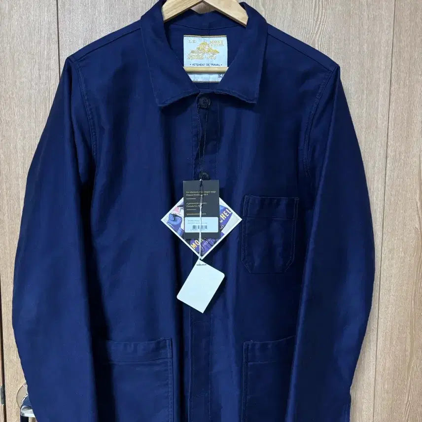 [BUNJANG] Le Mont Saint Michel French Work Jacket Blue / 르몽생미셸 프렌치 워크자켓 38