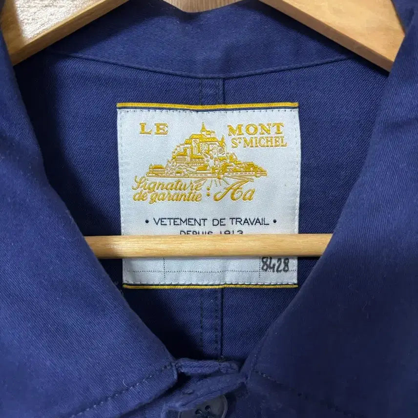 [BUNJANG] Le Mont Saint Michel French Work Jacket Blue / 르몽생미셸 프렌치 워크자켓 38