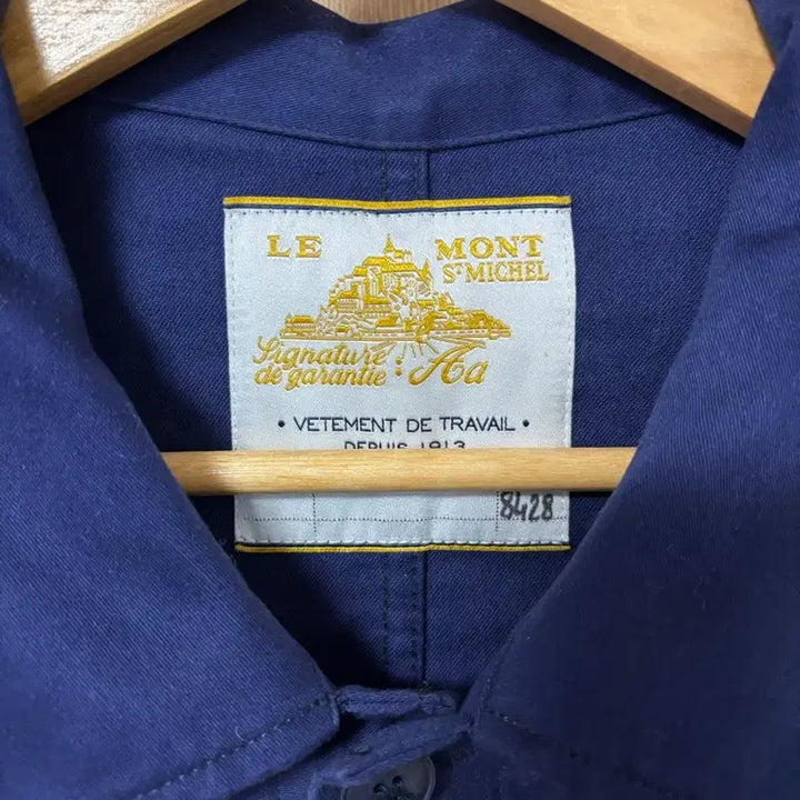 [BUNJANG] Le Mont Saint Michel French Work Jacket Blue / 르몽생미셸 프렌치 워크자켓 38