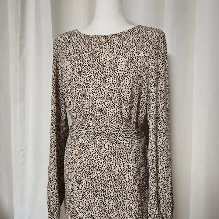 [BUNJANG] H&amp;M Polka Dot Chiffon Long Dress / H&amp;M 도트 무늬 쉬폰 원피스