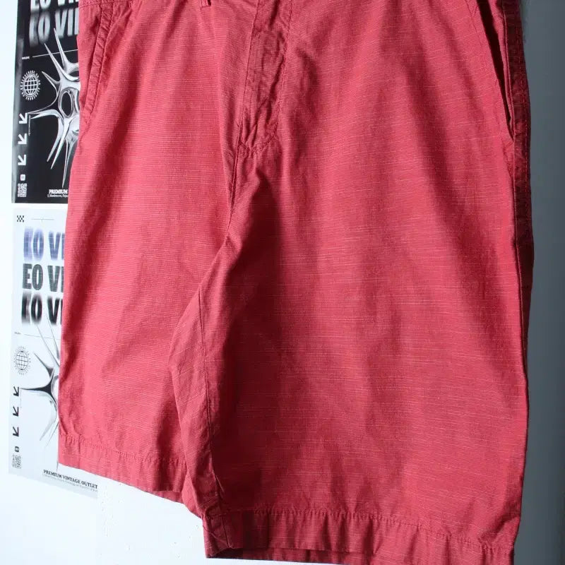 [BUNJANG] Tommy Hilfiger Big Size Red Shorts Pants (XL-4XL) / (3XL-4XL) 타미힐피거 반바지 팬츠 빅사이즈 레드-2601