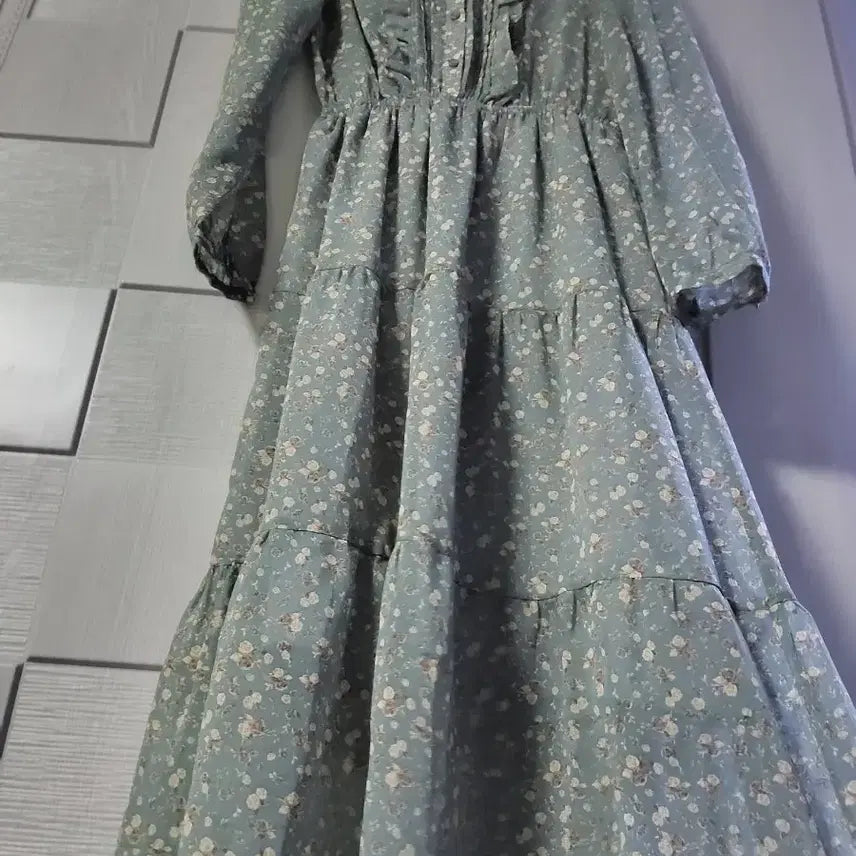 [BUNJANG] 8seconds Chiffon Long Dress / 8세컨즈 쉬폰 롱원피스