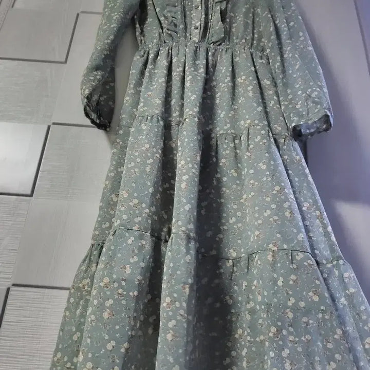 [BUNJANG] 8seconds Chiffon Long Dress / 8세컨즈 쉬폰 롱원피스
