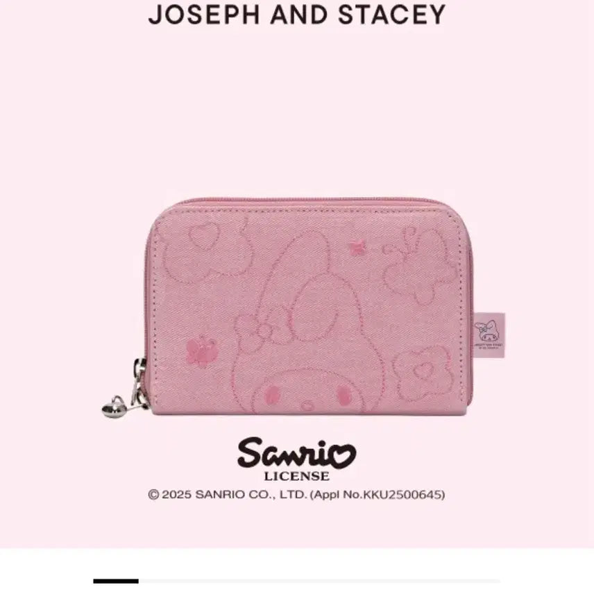 [BUNJANG] Joseph &amp; Stacey My Melody Denim Travel Cross Wallet / 조셉앤스테이시 마이멜로디 데님 트래블 크로스 월렛 (새제품)