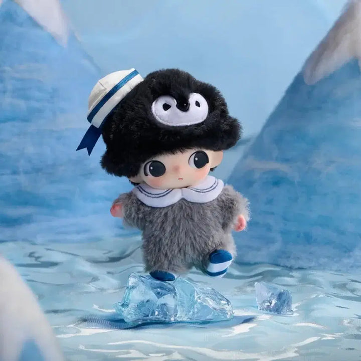[BUNJANG] Pop Mart DIMOO Secret Theater Doll Keychain Penguin / 팝마트 디무 비밀연극단 인형키링 펭귄