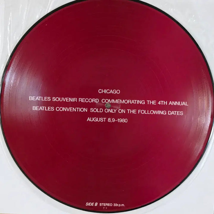 [BUNJANG] The Beatles Yesterday, Today &amp; Forever Souvenir Picture Disc LP (1980 Chicago Convention Exclusive) / 비틀즈(BEATLES)<Yesterday,Today&amp;Forever> LP