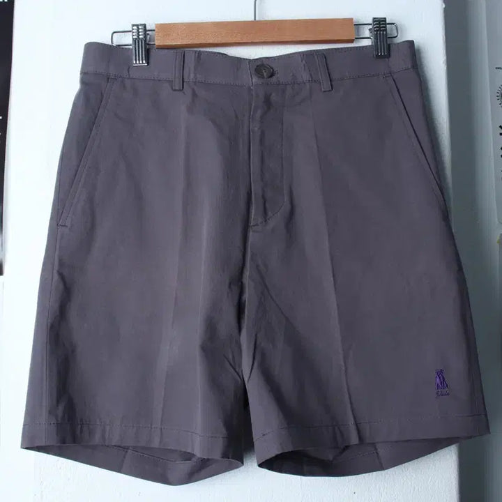 [BUNJANG] Yale Chino Shorts Charcoal / (S) 예일 반바지 팬츠 새상품 치노 차콜 에이징-2608