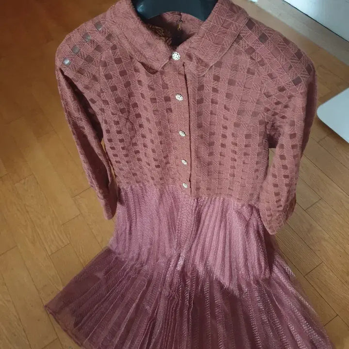 [BUNJANG] Checkered Chiffon Dress / 체크 쉬폰 원피스55